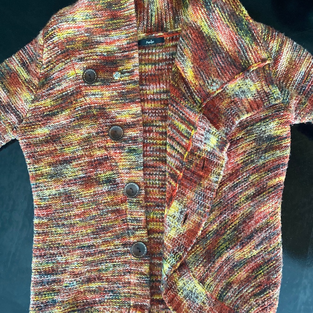 Button up sweater
